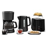 Klarstein Velaire Vollständiges Frühstücksset – Toaster 2 Scheiben mit...