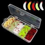 Künstliche Köder Würmer Fisch,50 Stück Angel Köder...