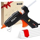100W Heißklebepistole, Klebepistole mit Groß Heißklebestiften 15 Stück...