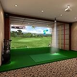 Golfsimulatoren für Zuhause Indoor Golf Simulator Schlagbildschirm...