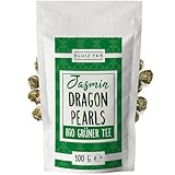 Jasmintee Dragon Pearls - Grüner Jasmin Tee lose I 100 Gramm Grüner Tee...