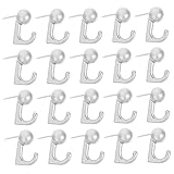 HOLIDYOYO 20Stücke Metallschubstift Haken Dekorative Push Pin Aufhänger...