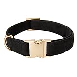 YUDOTE Ultraweiches Hundehalsband natürliche Baumwolle Cord für Kleine...