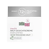 Sebamed Urea 5% Akut Gesichtspflege parfümfrei sehr trockene Haut 50 ml,...