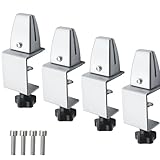 TOOSOAR 4 Stück Schreibtisch-Trennwandklemme,verstellbare...