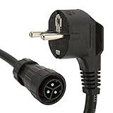 EU 220 V AC Kabel Solar Wechselrichter, 3 x 1,5 mm² Solarkabel, 3 m/10 ft...