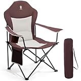 EVER ADVANCED Luxus Campingstuhl Faltbar 160KG Belastbar Ultragroß mit...