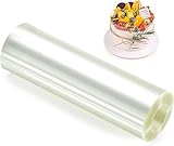 Tortenrandfolie 15cm hoch, Transparent Tortenfolie, Acetat Folie...