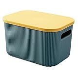 Mipcase Aufbewahrungsbox mit Deckel aus Umweltfreundlichem Kunststoff...