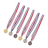 Sosoport 6st Weizenmedaille Gold-silber-bronze-medaillen Auszeichnungsband,...