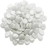 MacroHu 50 Stück Leuchtsteine Nachtleuchtende Steine Fluoreszierend Pebble...