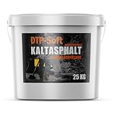 DTP-SOFT Kaltasphalt 25kg im Eimer 0-5mm Reparaturasphalt Asphalt...