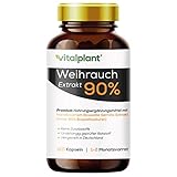 Vitalplant® Weihrauchkapseln hochdosiert im Braunglas - 600mg indisches...