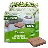 Kokosfaser-Substrattabletten – 10er-Packung (1 Liter) – Komprimierte...