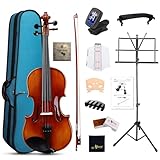 Aileen 4/4 Geige Erwachsene Anfänger, Violine Set für Kinder ab 12+...