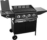 ACTIVA Gasgrill Dakota I Premium Gas Grill inkl. 5 Brenner mit je 3,2 kW,...