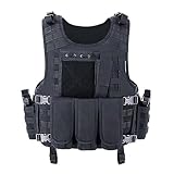 ACEXIER Molle Airsoft Weste Taktische Weste Platte Träger Swat Angeln Jagd...