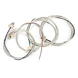 Fafeims Kontrabass Saite, 4 STK IRIN Stahl Kontrabass Cellosaiten...