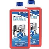 Maxxi Clean | 2x 750 ml Universal Entkalker Konzentrat für Kaffeemaschinen...