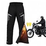 oFzimTo Motorradhose Herren CE Level 1 Protektoren – Wasserdicht...