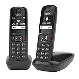 Gigaset AS690 Duo - 2 Schnurlose DECT-Telefone - kontrastreiches Display -...