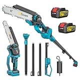 highsam 2-In-1 KettensäGe Und Hochentaster Akku FüR Makita 18v, Mit...