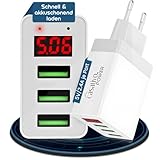 Casativo Effizientes Multi-Port USB Ladegerät mit 3 USB-A Ports &...