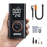 AstroAI Kabelloser Elektrische Luftpumpe, Tragbare Akku Fahrradpumpe mit...