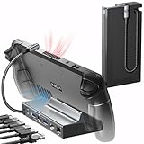 WARRKY Steam Deck Dock 6 in 1, 4K ROG Ally Docking Station【Faltbares...