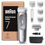 Braun Bodygroomer Series 7, +8 Zubehörteile, mit Smartlight & SkinGuard,...