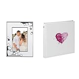 Hama Bilderrahmen 13x18 cm Weiß + Lazise Fotoalbum – Valentinstag...