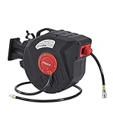 Arebos Druckluftschlauch Aufroller | Automatik Schlauch Aufroller |...
