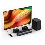 ULTIMEA 5.1 TV Soundsystem, 320W Soundbar mit Subwoofer, Soundbar für TV...