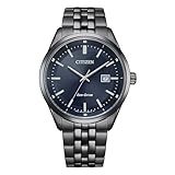 Citizen Herren Analog Quarz Uhr mit Edelstahl Armband BM7567-50L