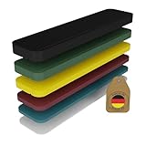 FUX 100 Stück Abstandshalter SET 100mm x 24mm x 1mm-6mm | Made in Germany...