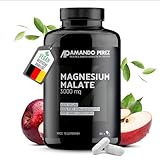 Amando Perez Magnesium Malat Tabletten 3000mg Hochdosiert - 180 Stück...