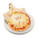 Pizzastein Hans Grill Pizza Ofenstein mit Holz Pizza Peel Brett |...