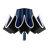 Geavonyg Faltschirm Mit Auto Reverse Funktion Windabweisender Rahmen...