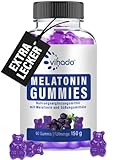 Vihado Melatonin Gummies - so lecker und soft, hochdosiert, zuckerfrei,...