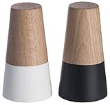 VEGA Salz und Pfefferstreuer Set Kayu - Edle Holz Salz und Pfeffer Streuer...