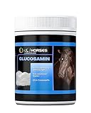 Kräuterland Glucosamin Pulver für Pferde - 1kg Glucosaminsulfat Pulver,...