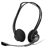 Logitech 960 Kopfhörer, Stereo-Headset, Verstellbares Mikrofon mit...