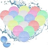 Kezidhp 18 Stück Wasserbomben Wiederverwendbar, Wasserbomben...