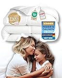 nøvera® Feder- und Daunendecke 155x220 - Made in Germany | Traumhaft...