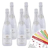 Brut Dargent Chardonnay Ice Demi-Sec, halbtrocken, sortenreines Weinpaket +...