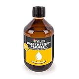 mituso Wasserstoffperoxid 500 ml - 3% Lösung | Hochreine Qualität, ohne...