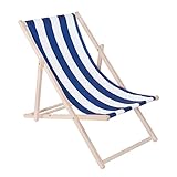 Muntel Klappstuhl Liegestuhl klappbar aus Massivholz, Sonnenliege für...