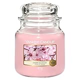 Yankee Candle Duftkerze im Glas (mittelgroß) | Cherry Blossom | Brenndauer...