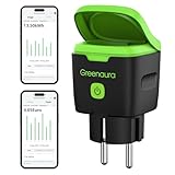 Greenaura WLAN Steckdose Outdoor - Zeitschaltuhr Aussenbereich mit...