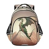 Green Dragon Mountaintop Kinder-Schulrucksack für Jungen und Mädchen,...